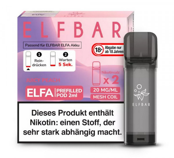 Elf Bar ELFA Prefilled Pod Peach Ice (2Stk)