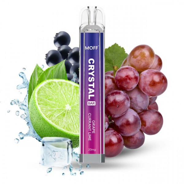 Crystal Bar Vape MOFF 600 - Currant Lime Grape