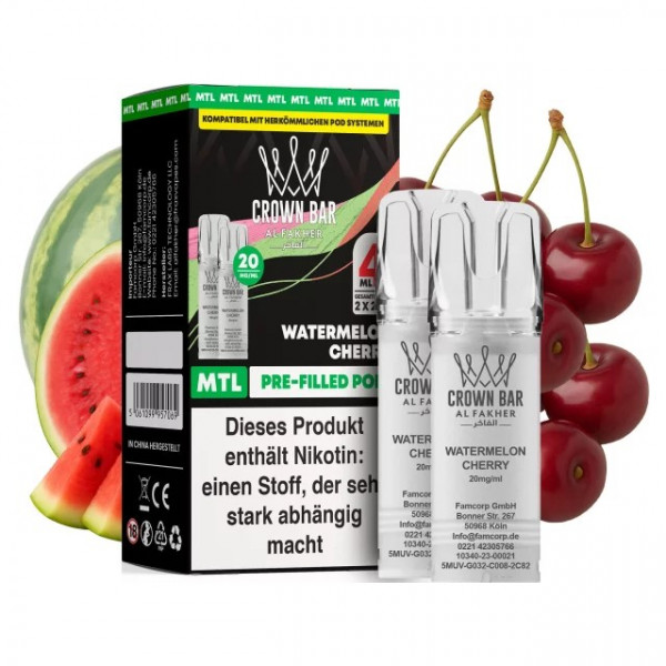 Al Fakher Prefilled Pod MTL - Watermelon Cherry (2 Stk)