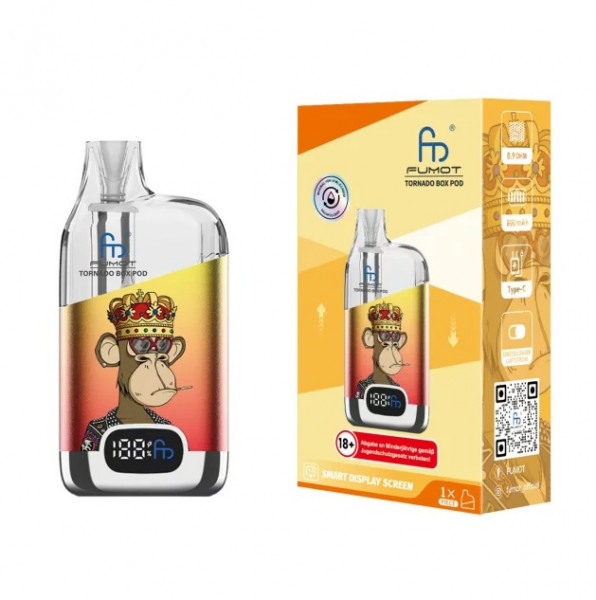 RandM Tornado Digital Box Podkit 12k - Yellow Red