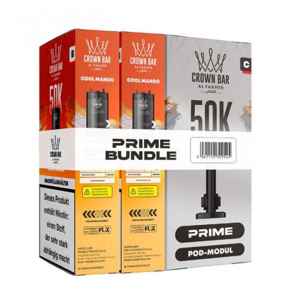 Al Fakher Hypermax 50k Prime Bundle 20 mg - Cool Mango