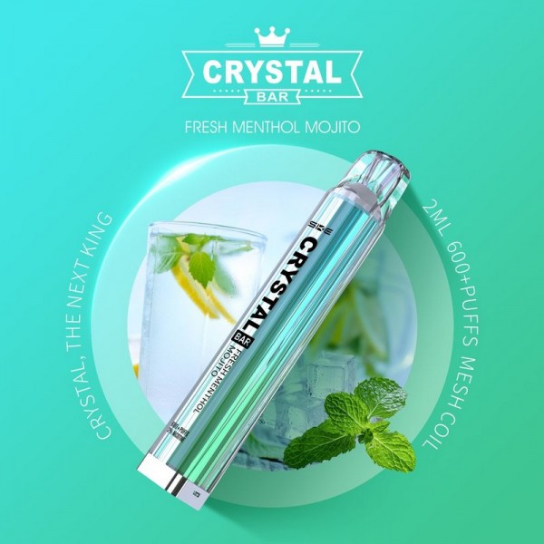 Crystal Bar Vape 600 - Fresh Menthol Mojito