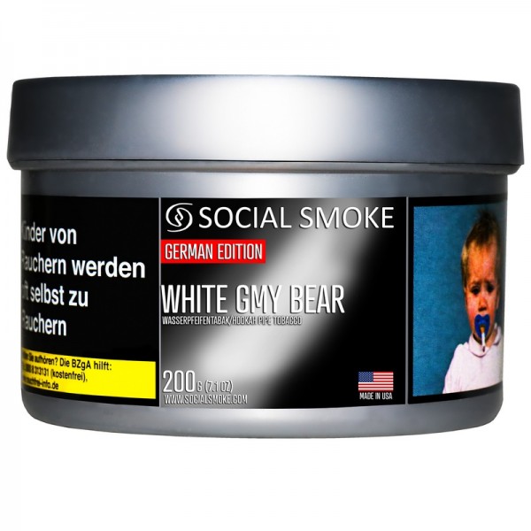 Social Smoke - White Gmy Bear 200g