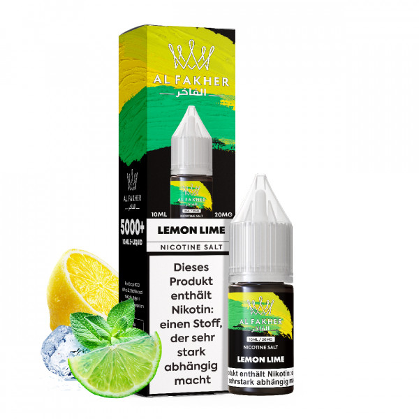 Al Fakher NicSalt Liquid 10 ml - Lemon Lime 20mg/ml