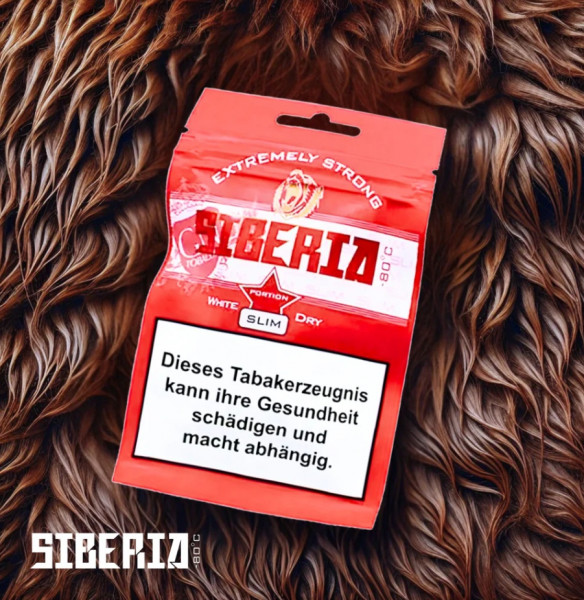 Siberia -80°C - Red Slim Softpack - Extremly Strong White Dry