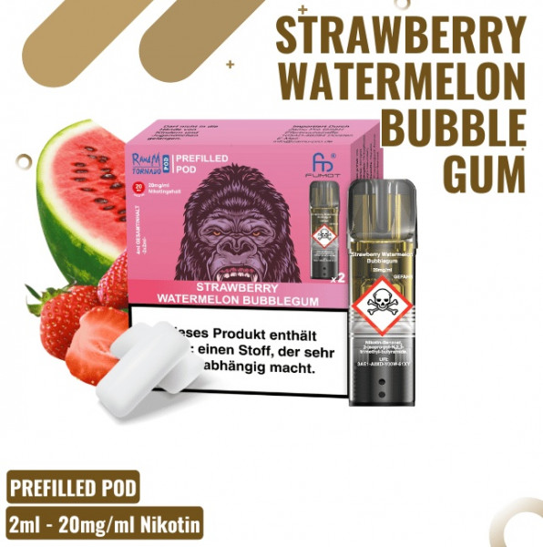 Randm Tornado Prefilled Pod Strawberry Watermelon Bubblegum (2 Stk.)