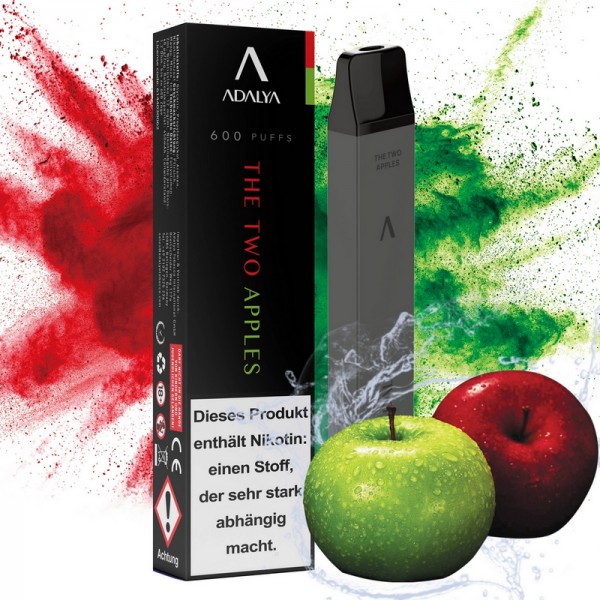 Adalya E-Shisha Einweg Vape 600 - The Two Apple