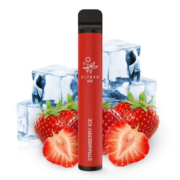Elfbar 600 E-Shisha Einweg Vape - Strawberry Ice Nikotinfrei