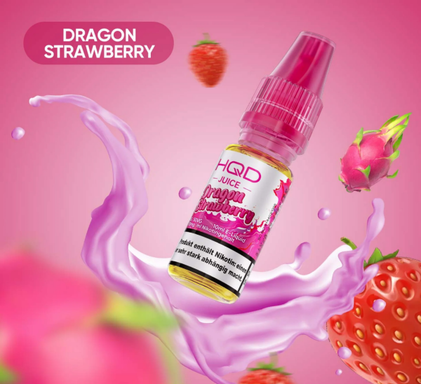 HQD Juice Liquid 18 mg - Dragon Strawberry 10 ml