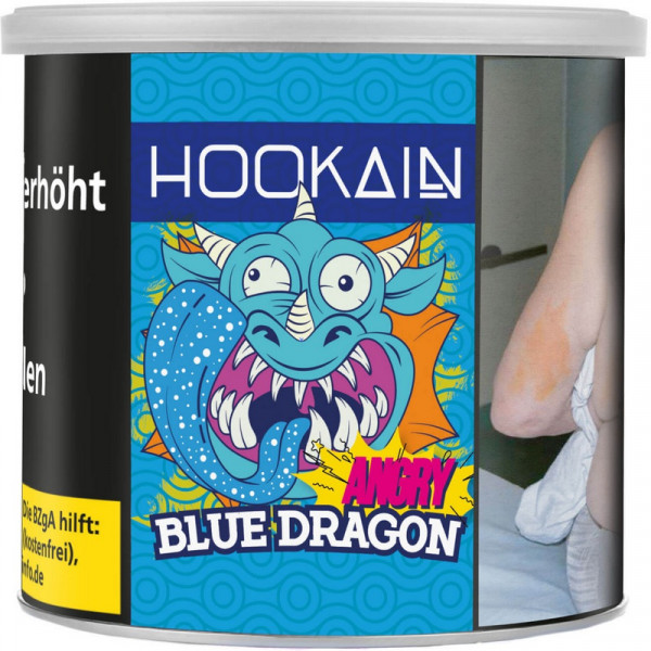 Hookain Tabak - Angry Blue Dragon 200g