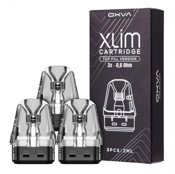 OXVA Xlim V2 Pod 0.6 Ohm wiederbefüllbar – 3er Pack 2 ml