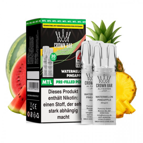 Al Fakher Prefilled Pod MTL - Watermelon Pineapple (2 Stk)