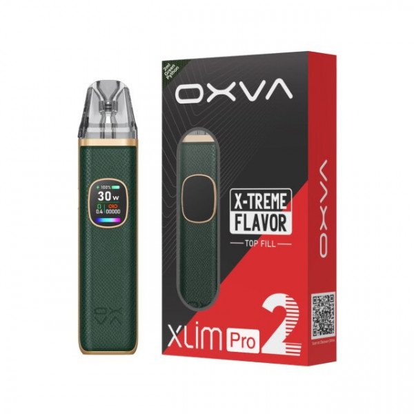 OXVA Podsystem Xlim Pro 2 Pod Kit - Green Python